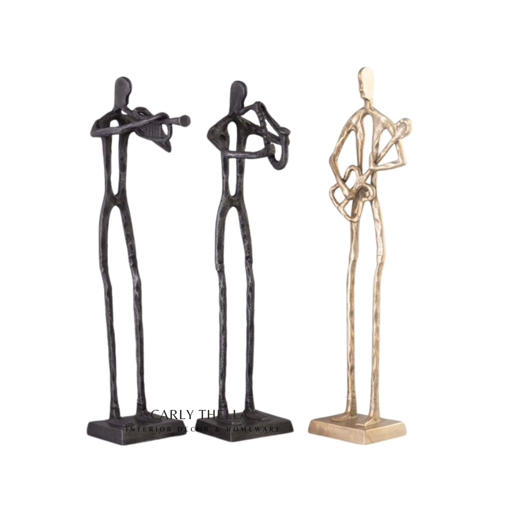 Harmonious Musicians Figurines Tall 70cm CARLY THELLA INTERIOR DECOR