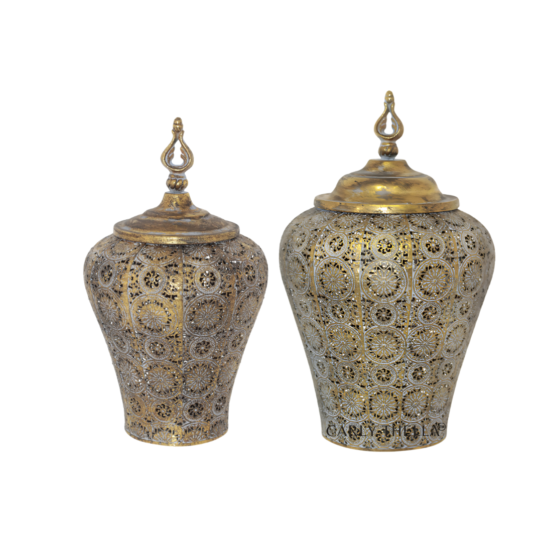 Egypt Ornate Decorative Canister