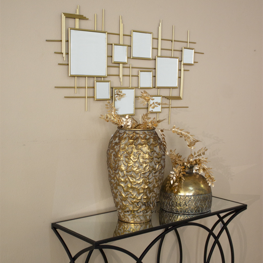 Volcanic Metal Vase CARLY THELLA INTERIOR DECOR