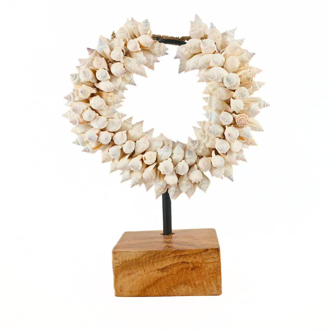 Boule Shell Bangle on Stand Spike Ornament CARLY THELLA INTERIOR DECOR