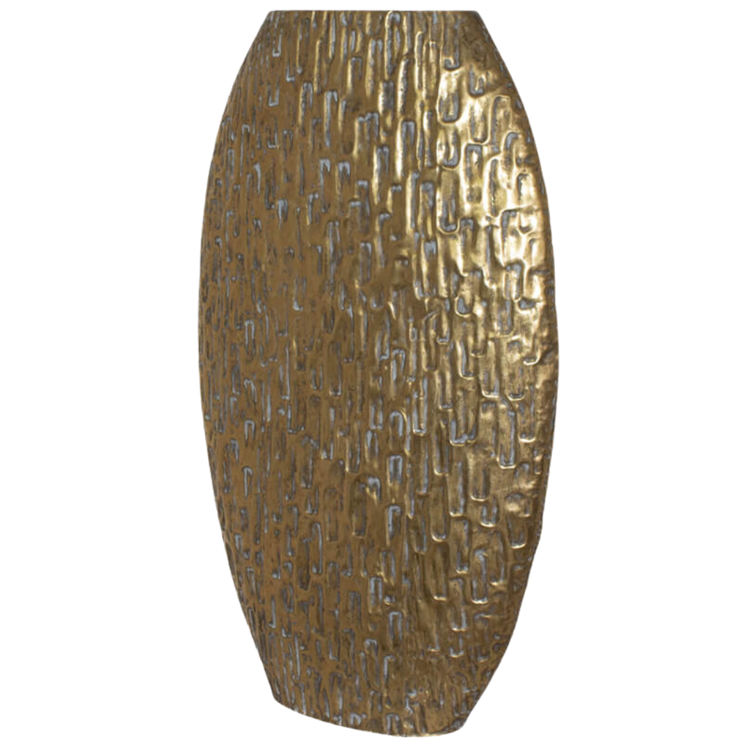 Lindor Oval Metal Vase Transnatal