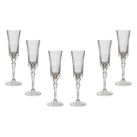 Luxury Crystal Champagne Flute Set CARLY THELLA INTERIOR DECOR