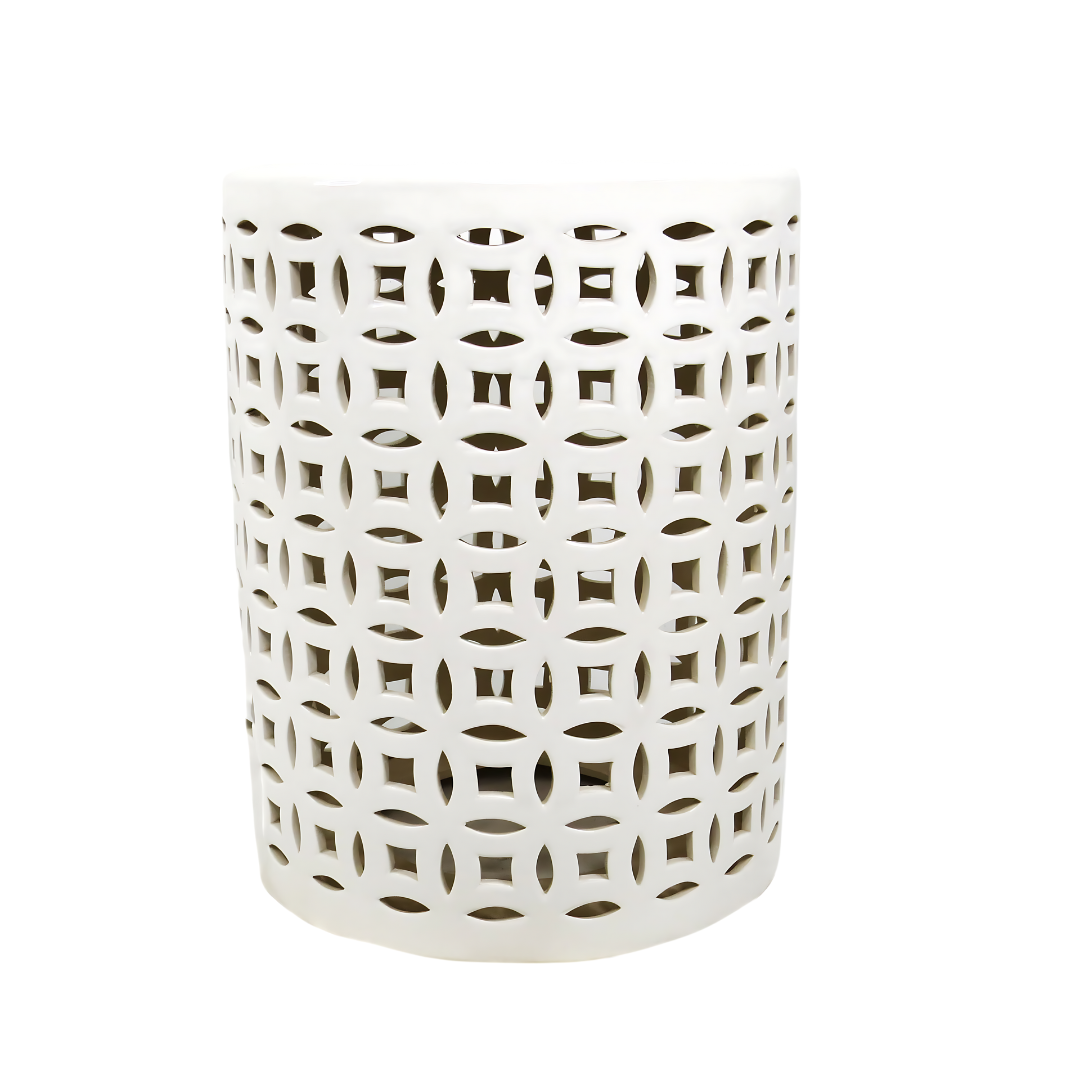Lattice Garden Stool CARLY THELLA INTERIOR DECOR