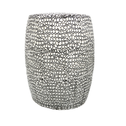 Chubby Manchin Garden Stool CARLY THELLA INTERIOR DECOR