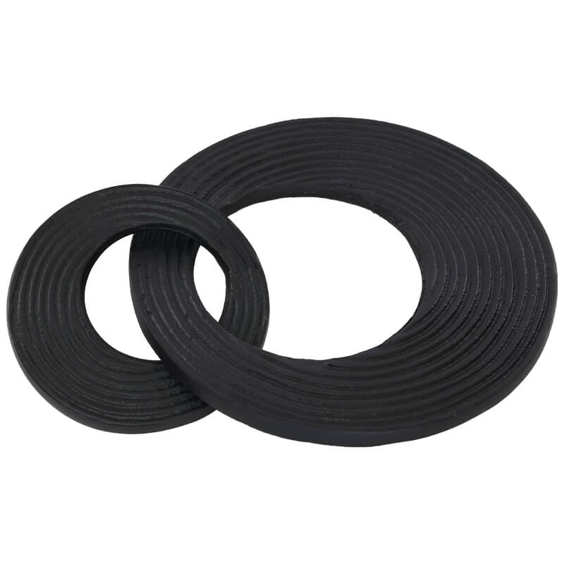 Orbit Linked Metal Rings Sculpture