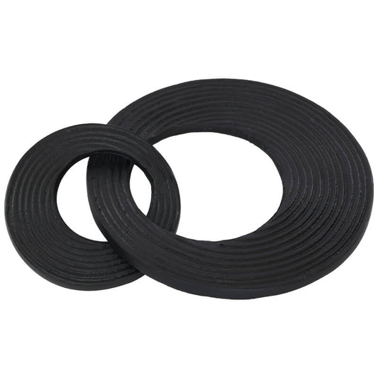 Orbit Linked Metal Rings Sculpture