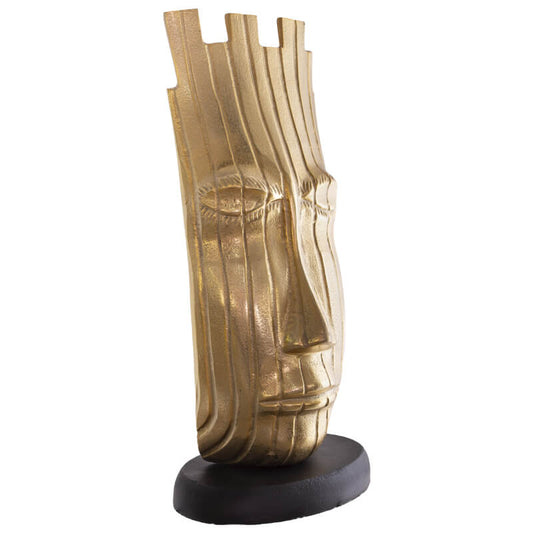 Human Face Metal Sculpture CARLY THELLA INTERIOR DECOR