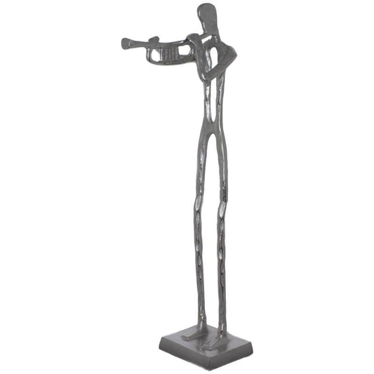 Musicians Human Figurine In Silver CARLY THELLA INTERIOR DECOR