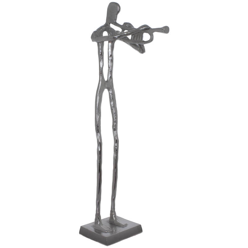 Musicians Human Figurine In Silver CARLY THELLA INTERIOR DECOR