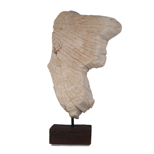 Atlas Driftwood Sculpture on Stand