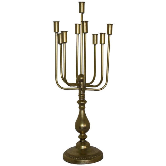 Lucia 8 Arm Antique Candelabra - Carly Thella Interior