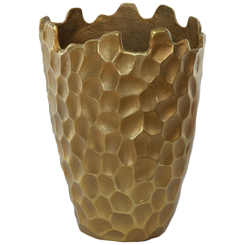 Honeycomb Textured Vase Trans Natal