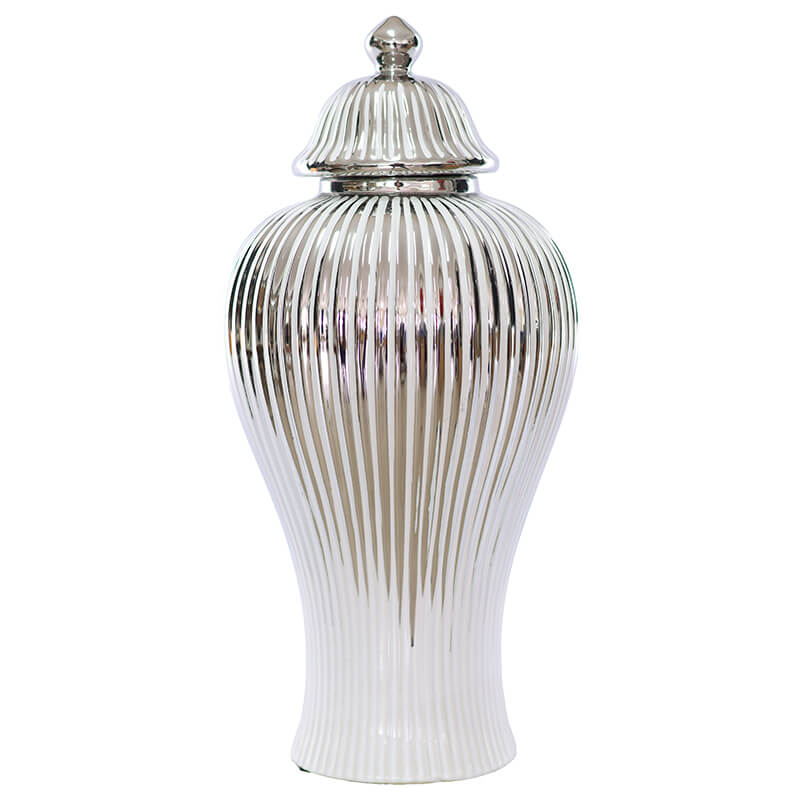 Elysian Luxe Ribbed Ginger Jar Trans Natal