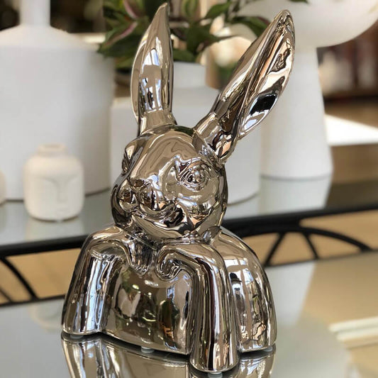 Mr Bunny Animal Figurine CARLY THELLA INTERIOR DECOR