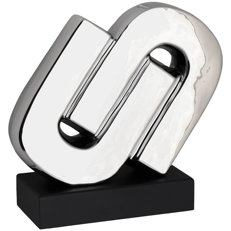 Solitude Intertwined Open Link Sculpture Trans Natal