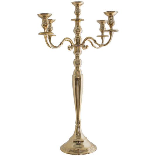 Rosdorf Gold Five-Arm Candelabra