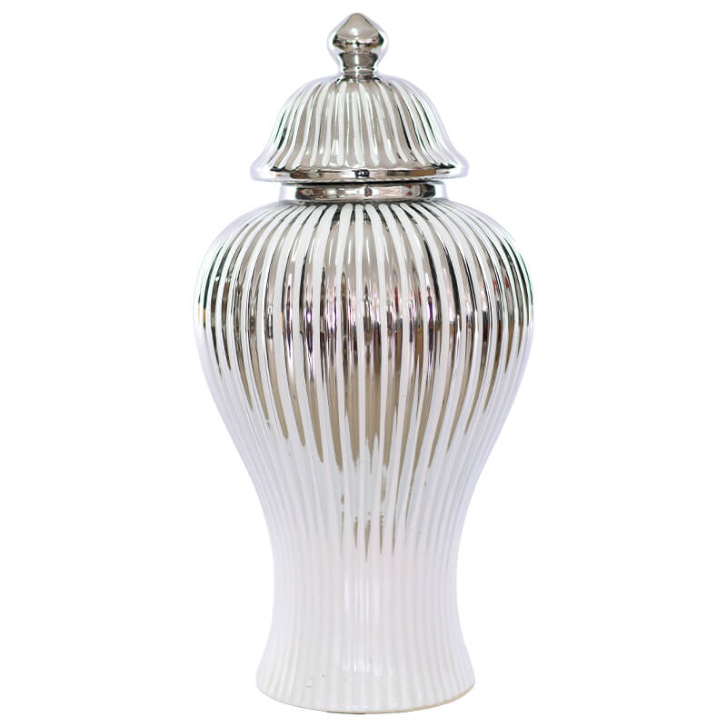 Elysian Luxe Ribbed Ginger Jar