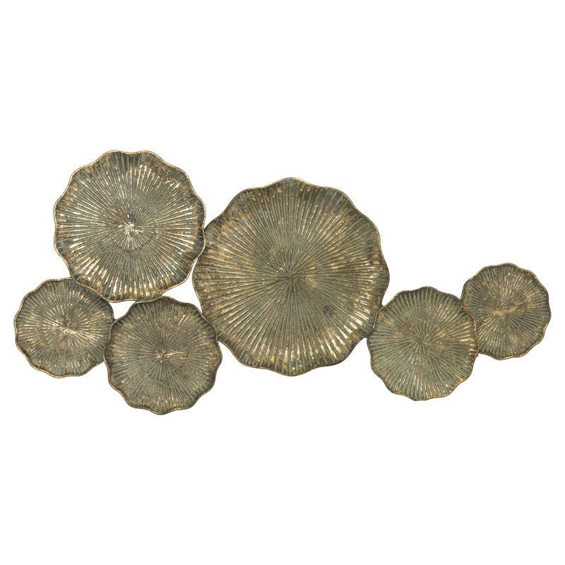 Moira Metallic Lotus Wall Decor