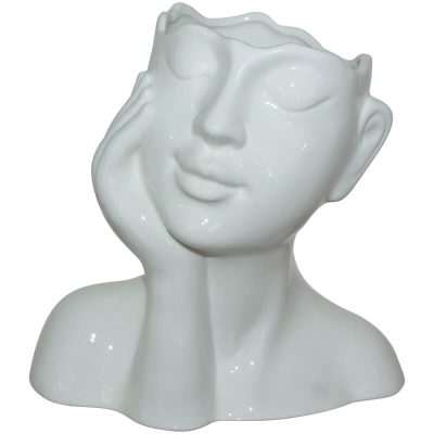 Female Face Vase CARLY THELLA INTERIOR DECOR