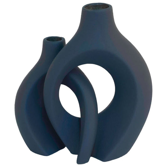 Jarron Dual Modern Ceramic Vase Set CARLY THELLA INTERIOR DECOR