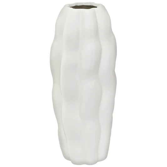 Solstice Sculpted Ceramic Vase Trans Natal