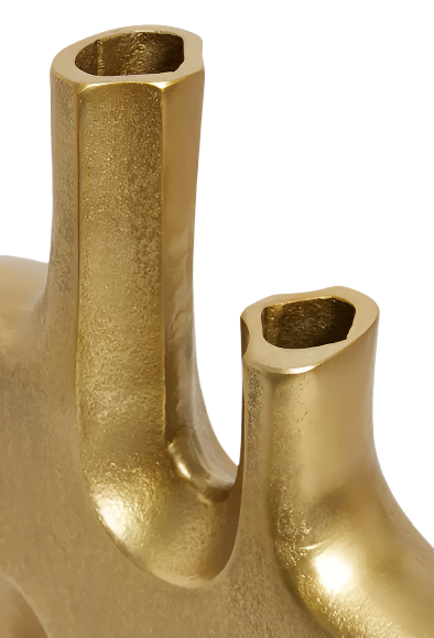 Taus Casted Organic Vase Trans Natal