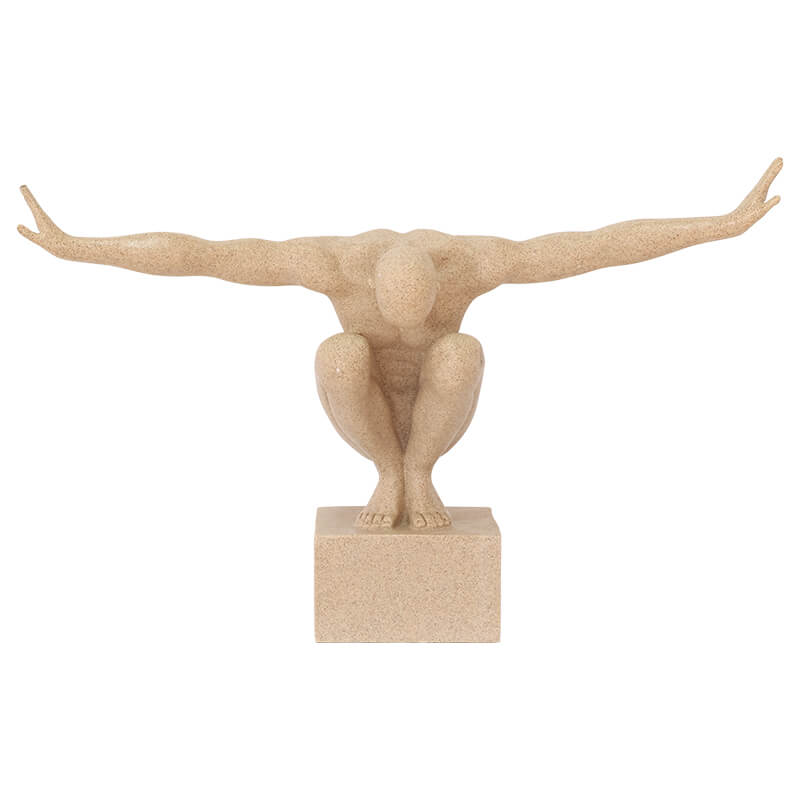 Atlas Poise Sculpture Sandstone Finish