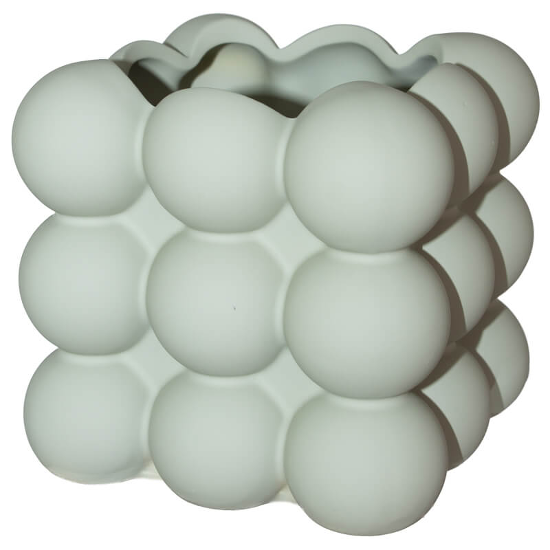 Modern Bubble Vase – Cube Design (Multiple Colours)