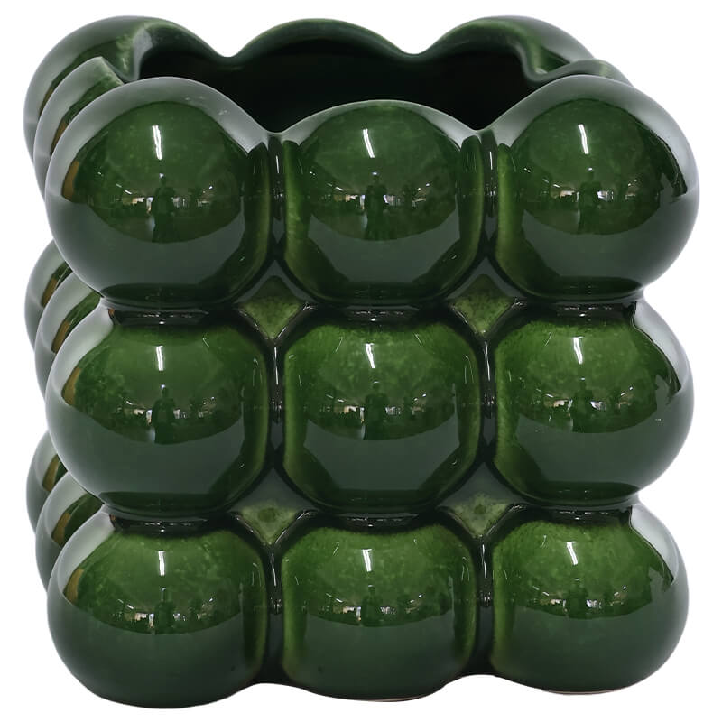 Modern Bubble Vase – Cube Design (Multiple Colours)