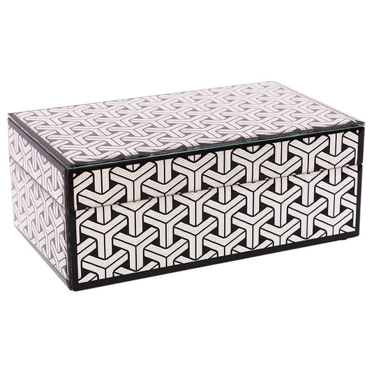 Monroe Geometric Inlay Box