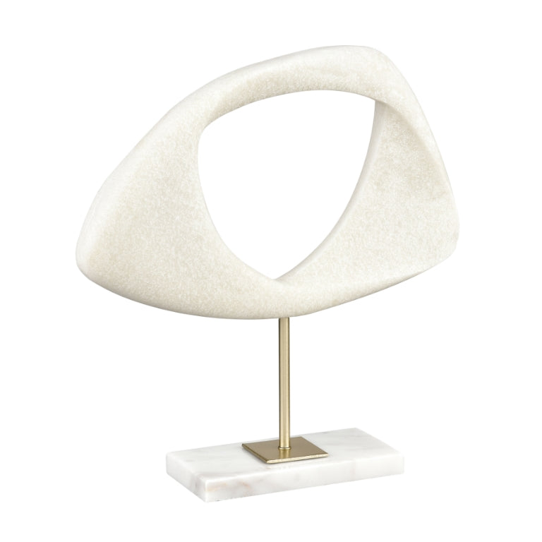 Elkin Modern Abstract Sculpture with Marble Base