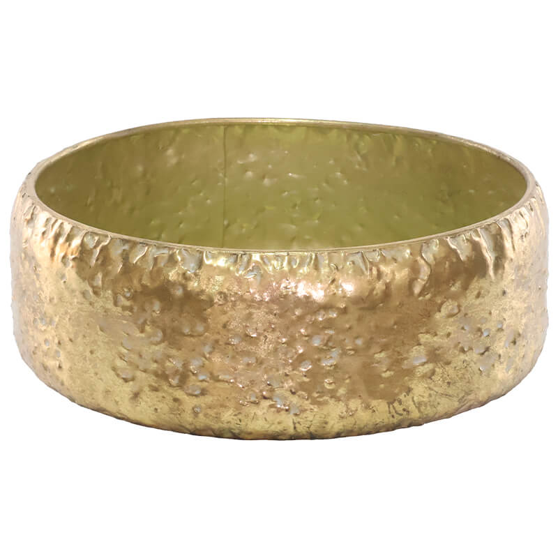 Aurelia Hammered Decorative Bowl – Luxe Gold Finish