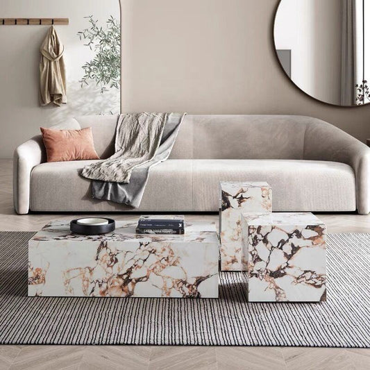 Nordic Calacatta Viola Marble Coffee Table