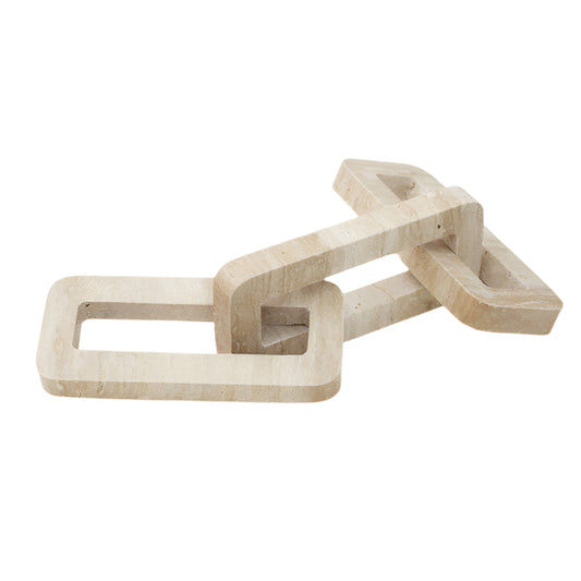 Natural Travertine Chain Ornament