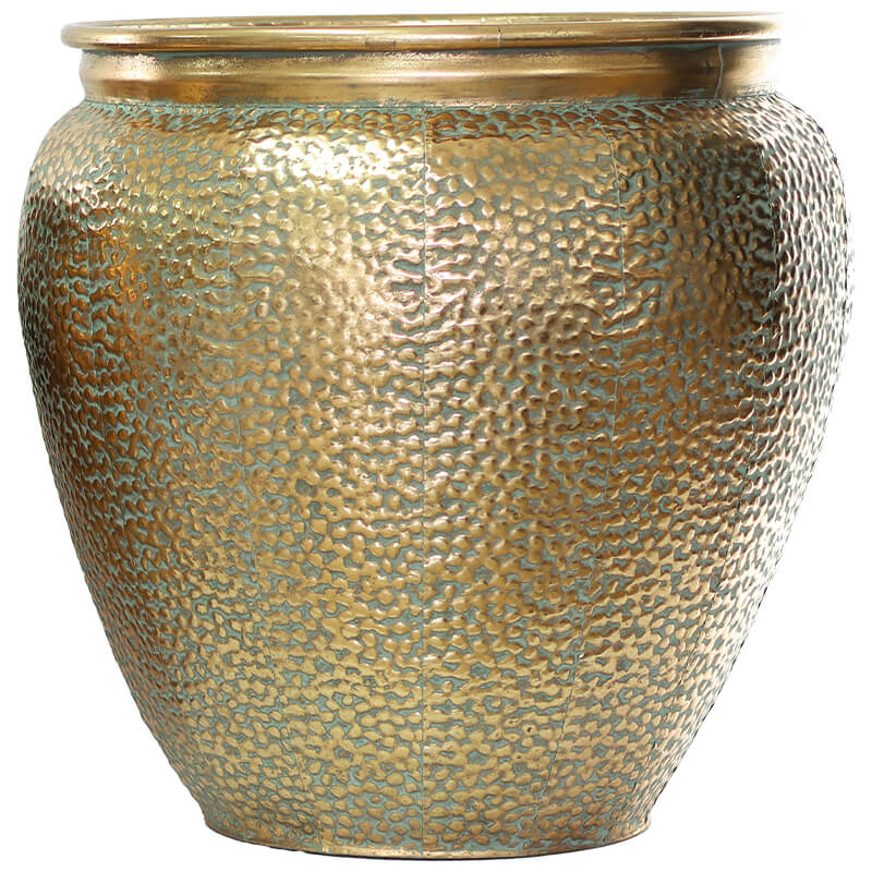 Grifflin Hammered Metal Vase