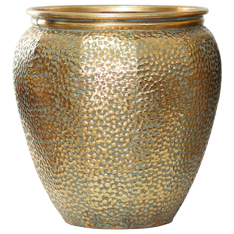Grifflin Hammered Metal Vase