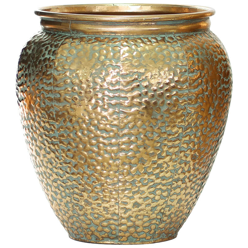 Grifflin Hammered Metal Vase