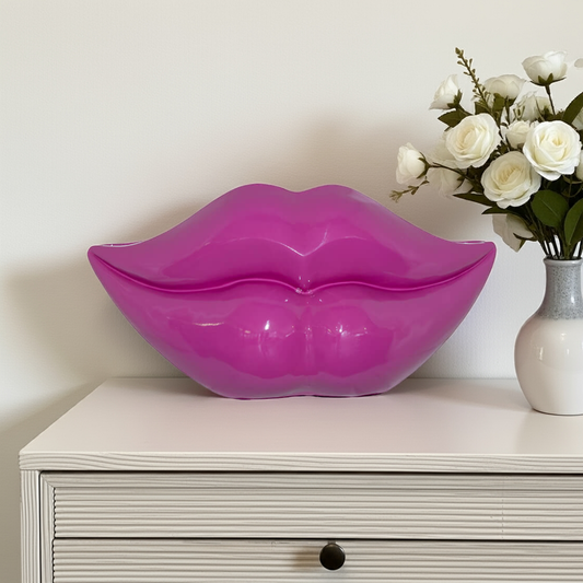 90s Pink Lip Vase CARLY THELLA INTERIOR DECOR
