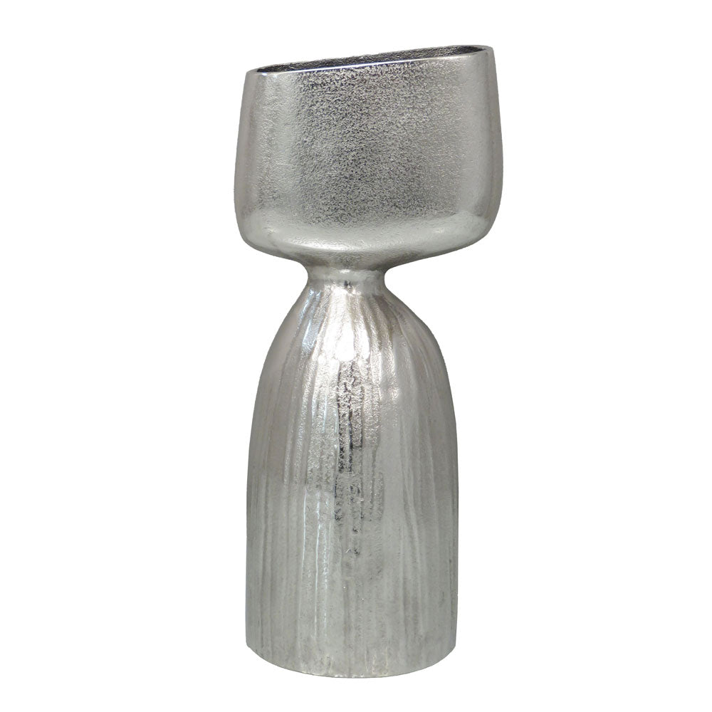 Solara Rough Nickel Vase Trans Natal