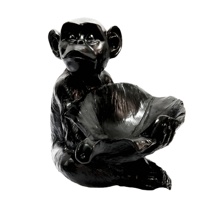 Komu Monkey with Leaf Bowl