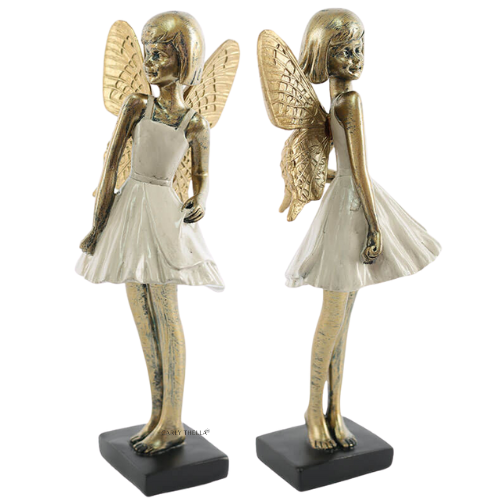 Gold Fairy Figurines – Whimsical Decorative Statues for Home and Gift Ideas