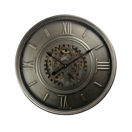 Newlin Metal Wall Clock - Carly Thella Interior