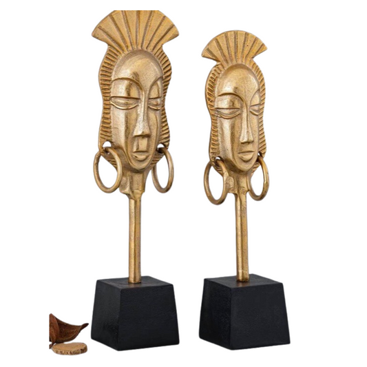 Nubia Face Sculpture - Carly Thella Interior