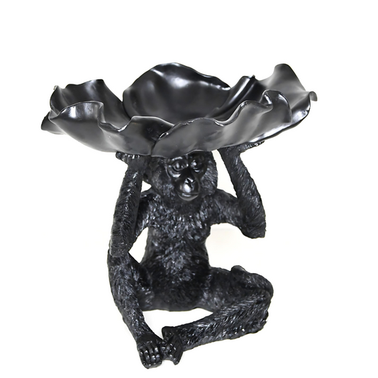 Petal Monkey Bowl Black