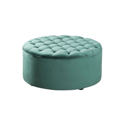 Harlow Upholstered Ottoman - Carly Thella Interior