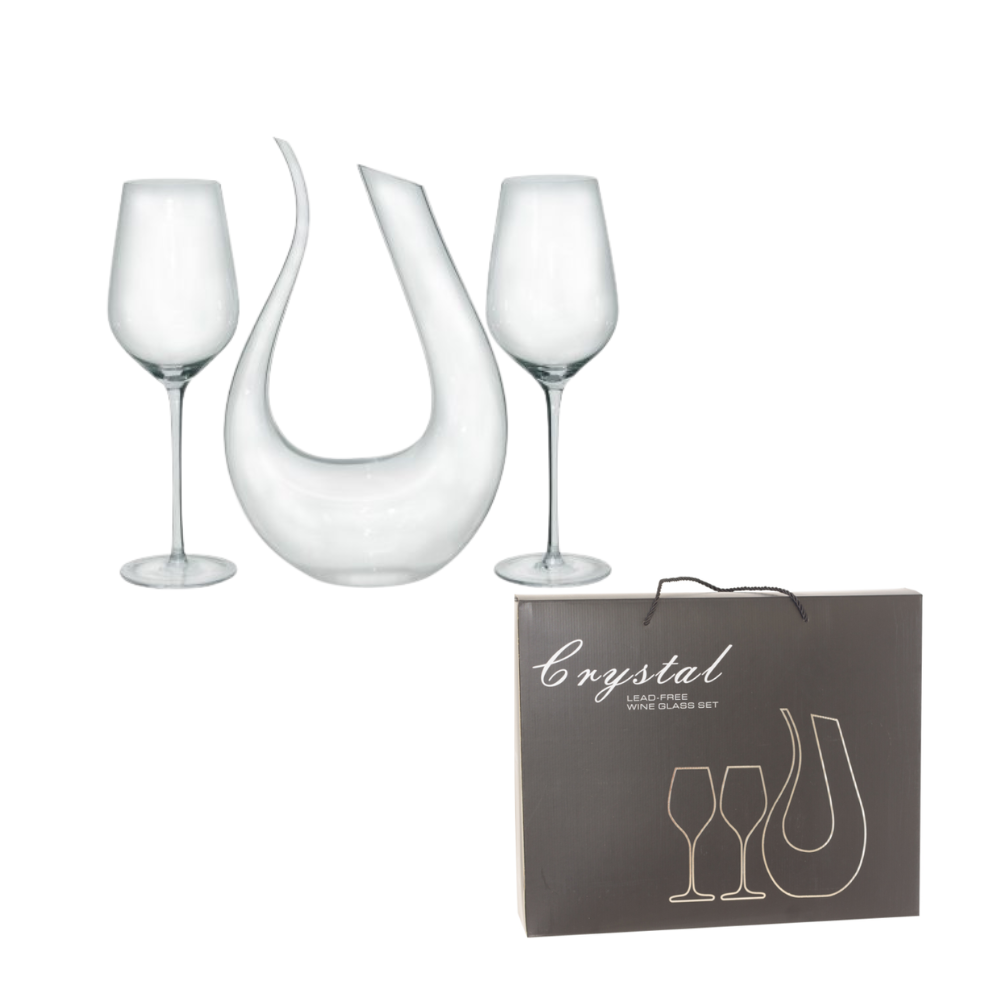 Godinger Decanter Wine Glass Set - Carly Thella Interior