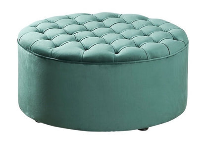 Harlow Upholstered Ottoman - Carly Thella Interior