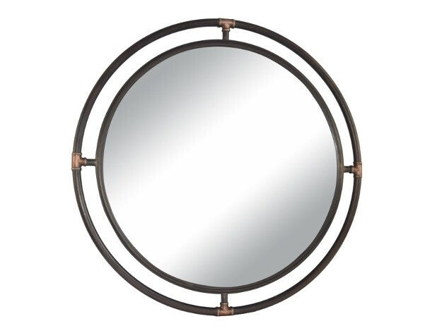 Solo Round Metal Mirror