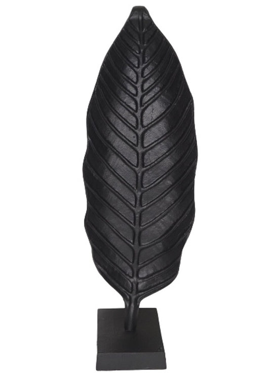 Kylar Decorative Black Leaf