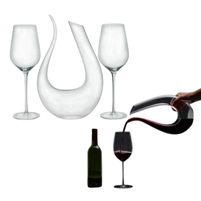 Godinger Decanter Wine Glass Set - Carly Thella Interior